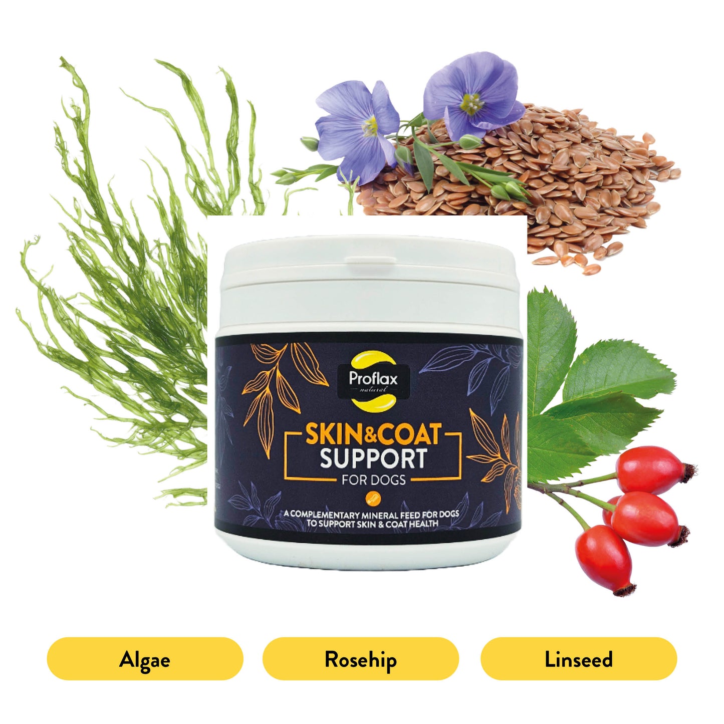 Proflax Skin & Coat Support for Dogs